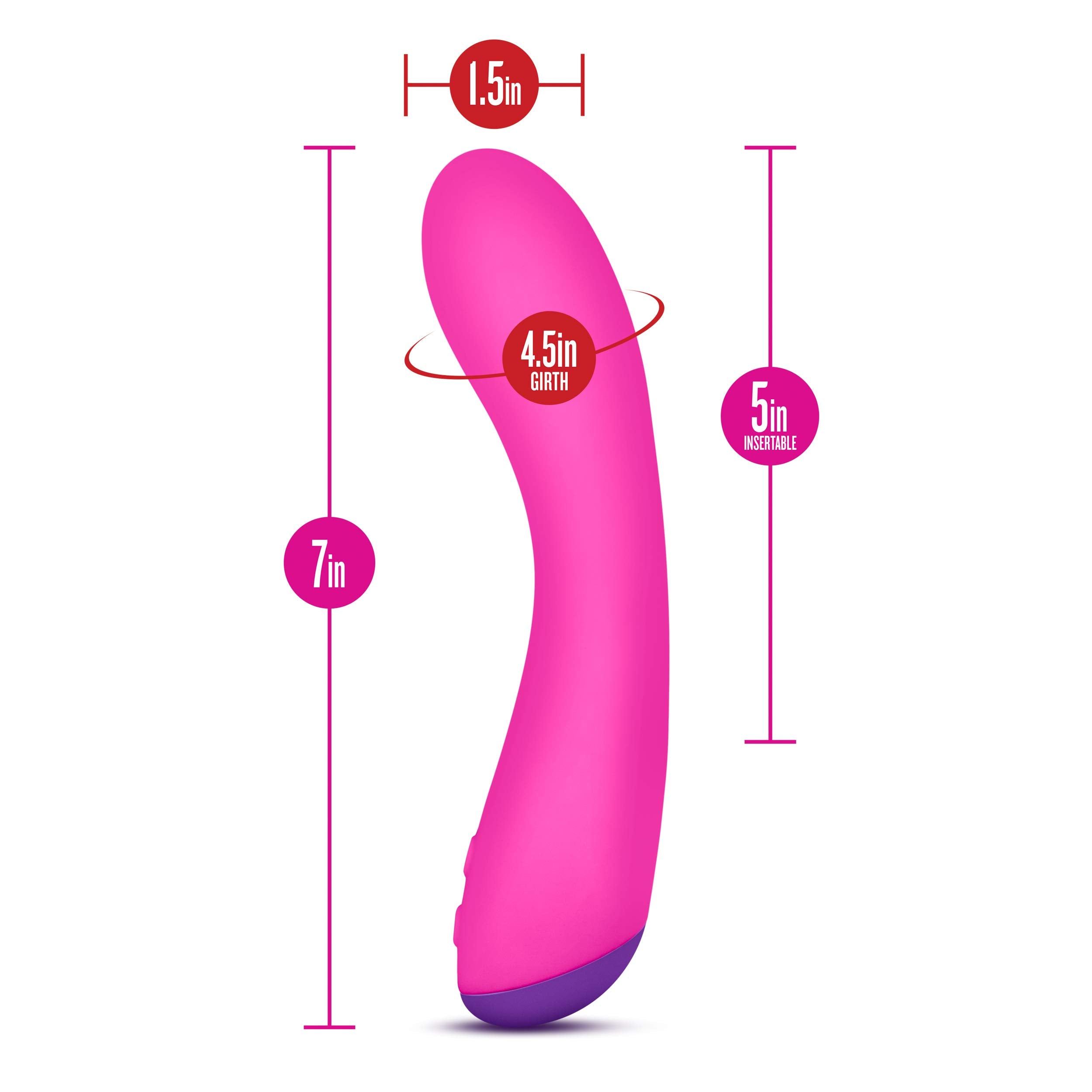 Blush Aria Silicone G Spot Vibrator - Powerful - Rechargeable - Sex Toy For Women - Sex Toy For Couples