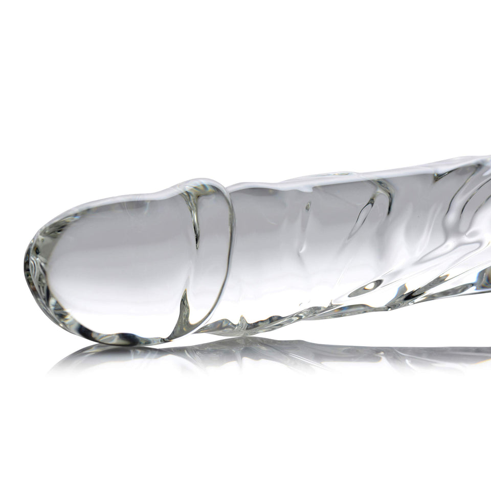 Master Series Brutus Glass Dildo Thruster