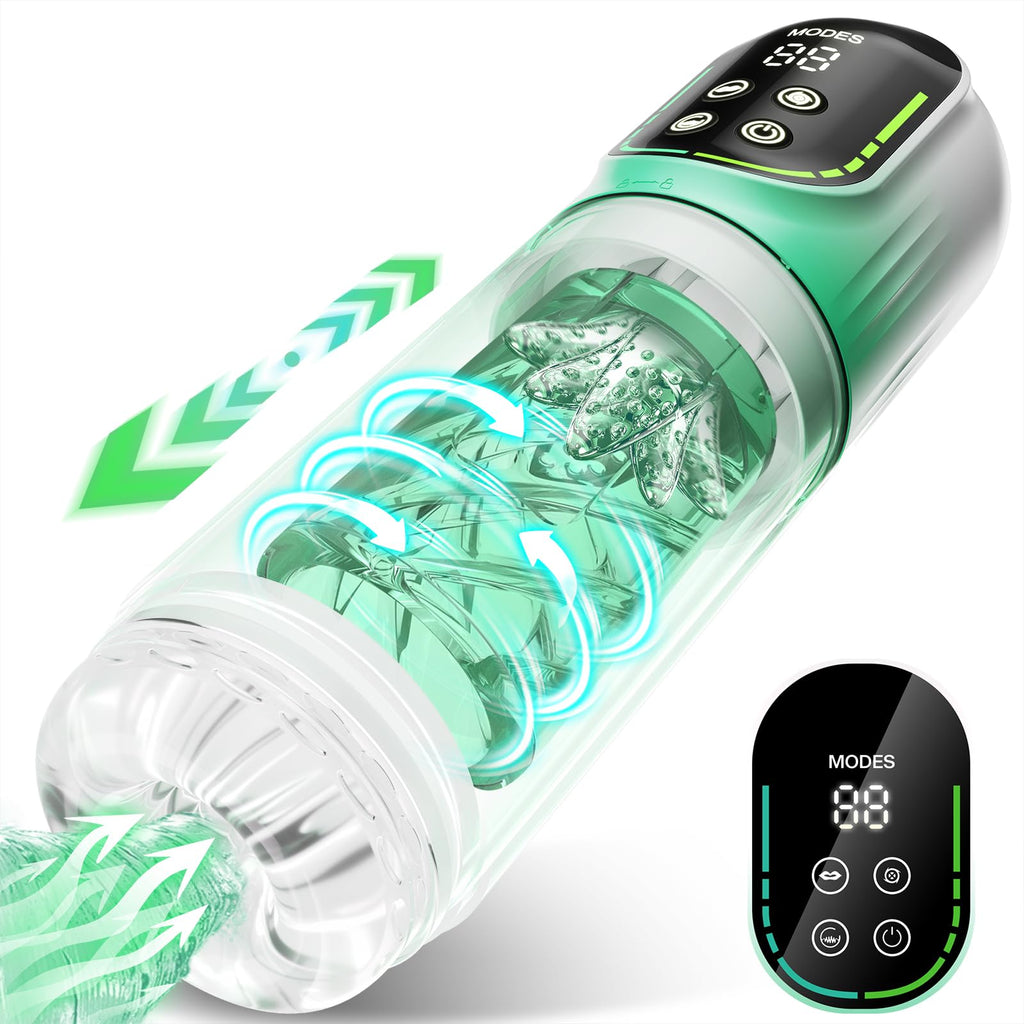 Automatic Male Masturbator Penis Pump, Male Sex Toys for Men Sex Toy Adult Toys Pocket Pussy Stroker Masturbators with 3 Pump &