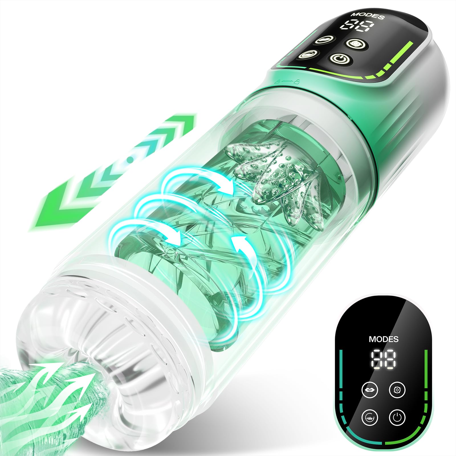 Automatic Male Masturbator Penis Pump, Male Sex Toys for Men Sex Toy Adult Toys Pocket Pussy Stroker Masturbators with 3 Pump &