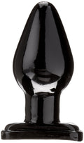 Topco Sales Wildfire Down Dirty Butt Plug 4 1/2'', Black