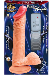 Nasstoys Lifelikes Vibrating Royal Knight Vibrator, Flesh, 8 Inch