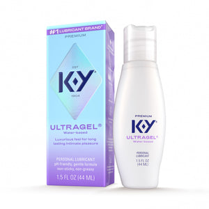 K-Y Ultragel Lube, Personal Lubricant, New Water-Based Formula, Safe For Anal Sex, Safe To Use With Latex Condoms, For Men, Women And Couples, Body Friendly 1.5 Fl Oz