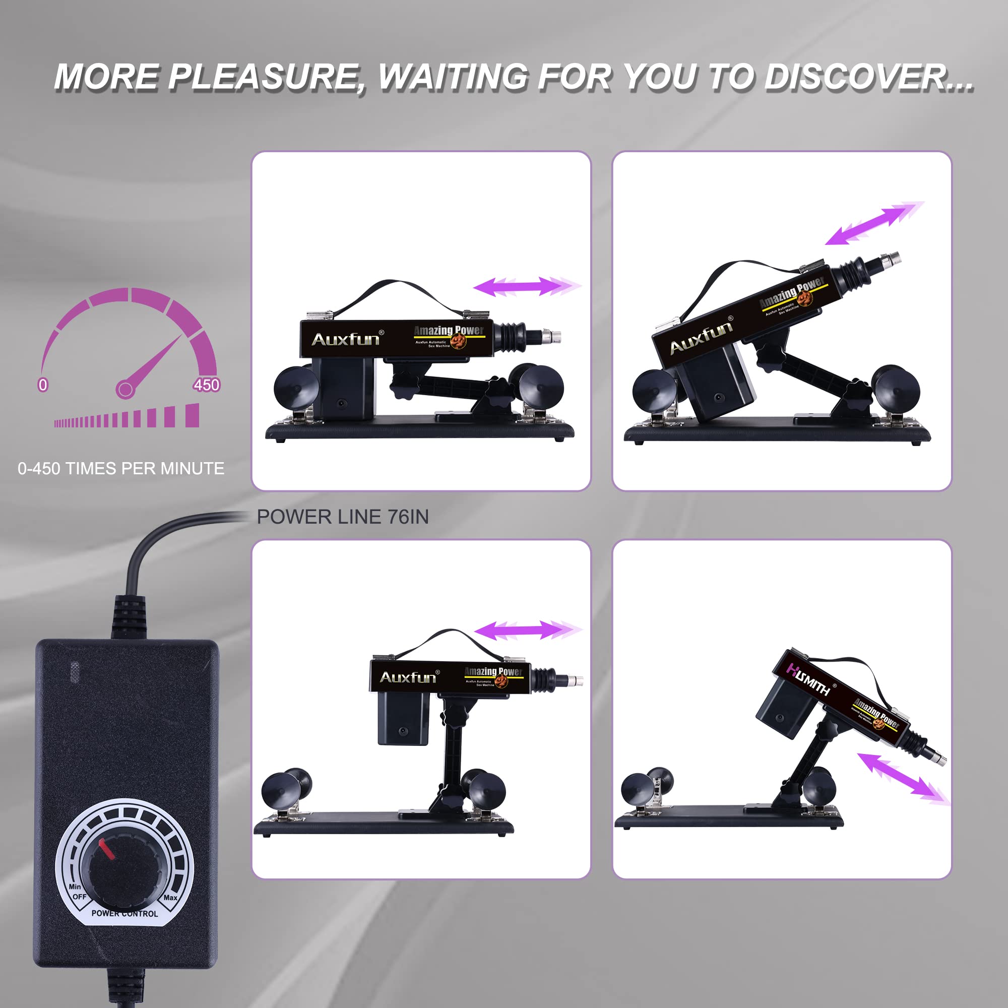 Sex Machine Love Machine With 3.5 Inch Suction Cup Adapter Automatic Thrusting Dildo Machine With 3 Xlr Connector Fucking Machine 8 Attachments For Male And Female