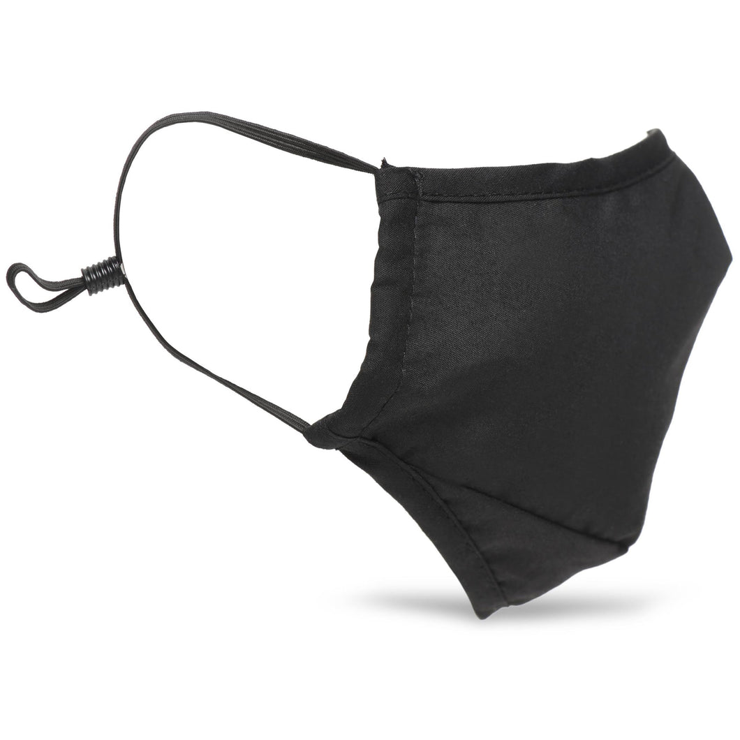 MASTER SERIES Mouth-Full Premium Silicone Dildo Face Mask for Men Women & BDSM Couples. Breathable Cotton Face Mask with Hidden