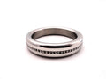 Heart 2 Heart Ring  Stainless Steel  175 Inch  Ball Chain Inlay