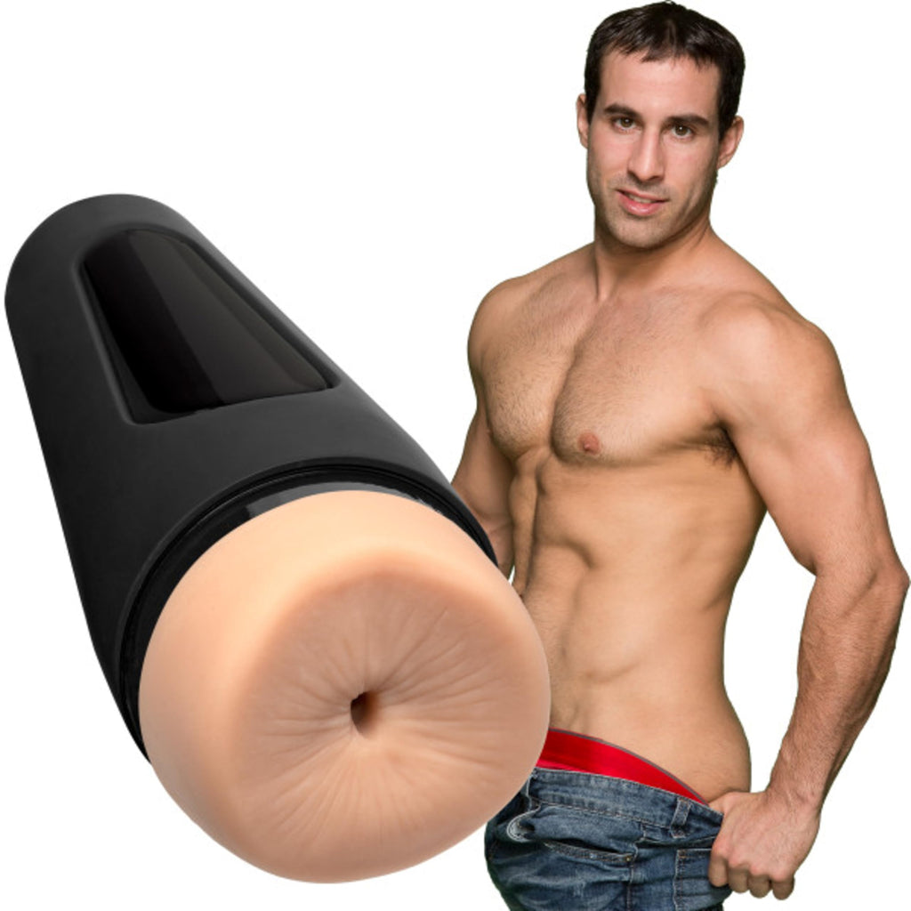 Doc Johnson Man Squeeze, Randy, Squeeze Plate For Precise Pressure, Male Masturbator, Vanilla