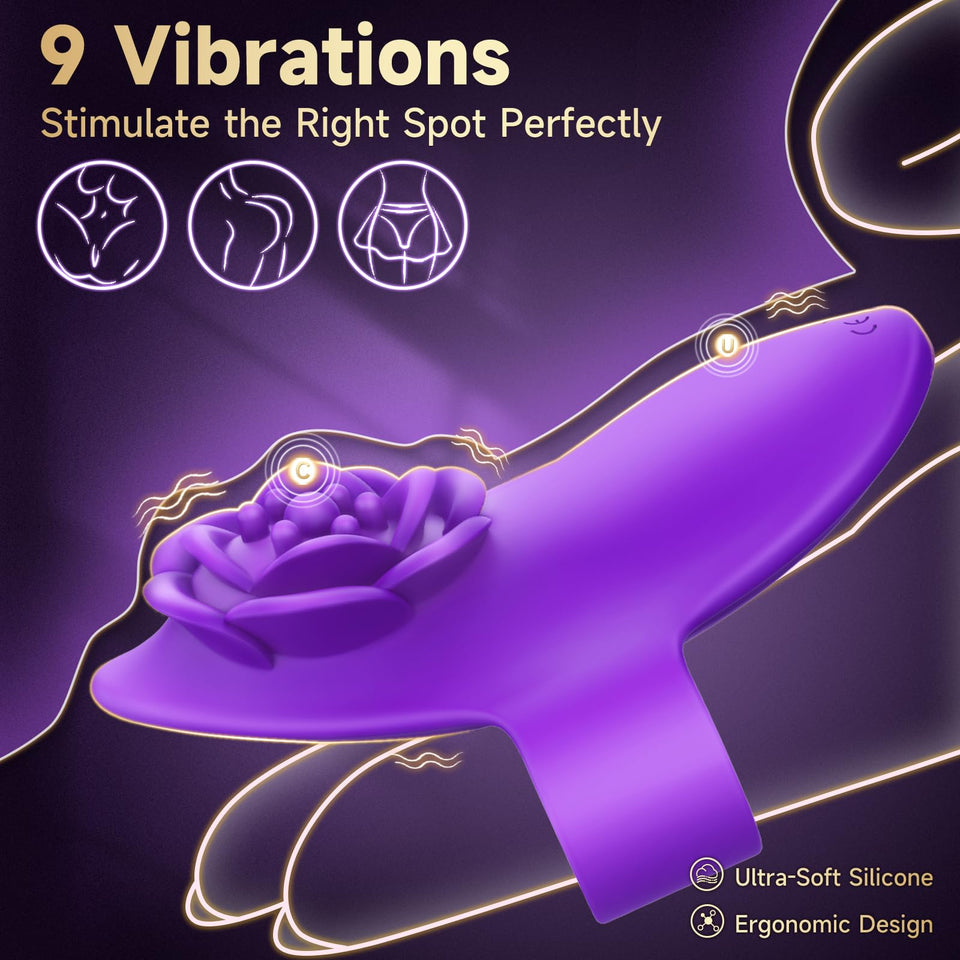Sex Toys Remote Control Vibrator with Rose Vibrator Couples Sex Toys G Spot Vibrators Wearable Panty Butterfly Vibrator with 10
