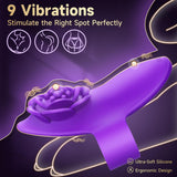 Sex Toys Remote Control Vibrator with Rose Vibrator Couples Sex Toys G Spot Vibrators Wearable Panty Butterfly Vibrator with 10