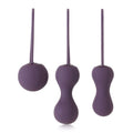 Je Joue Ami 3-Step Progressive Kegel Set, 100% Medical Grade Silicone - Purple