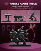 SENSUA Automatic Sex Machine, Dildo Thrusting Machine with 5 Dildos, Extension Bar, & Suction Cup Attachment for Women Men Coupl