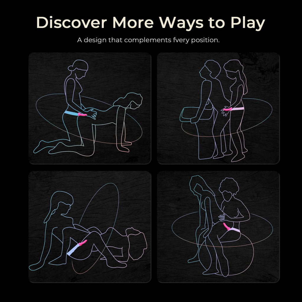 ASNOKNAE Strap on Dildo, Adult Sex Toys for Men and Women, Wearable Strapon Harness with 2 Pink Removeable Realistic Silicone An