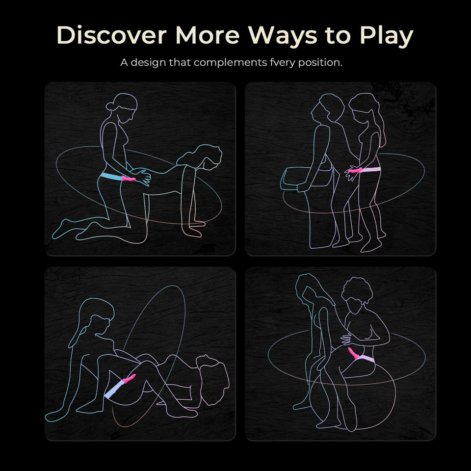 ASNOKNAE Strap on Dildo, Adult Sex Toys for Men and Women, Wearable Strapon Harness with 2 Pink Removeable Realistic Silicone An