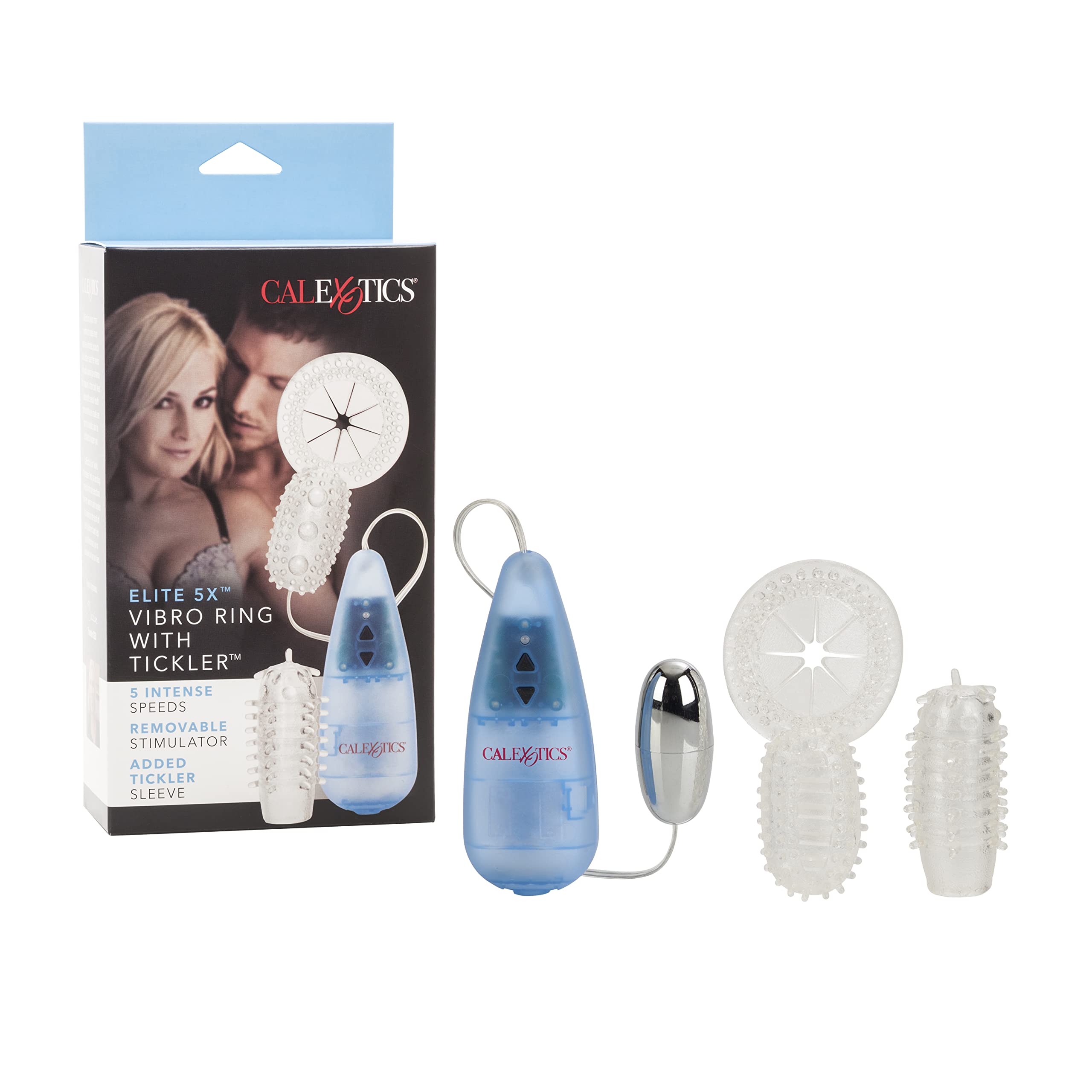 California Exotics Elite 5X Multi-Function Vibro-Ring Tickler