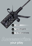 Sex Feather Tickler for Adults Bedroom BDSM Sex Toy Crop Cosplay Bondage Spanking French Tickler 16 inch Black