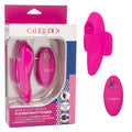 CalExotics Lock-N-Play Remote Flicker Panty Teaser, Rechargeable 12-Function Flickering Vibration Waterproof Silicone Clitoral V