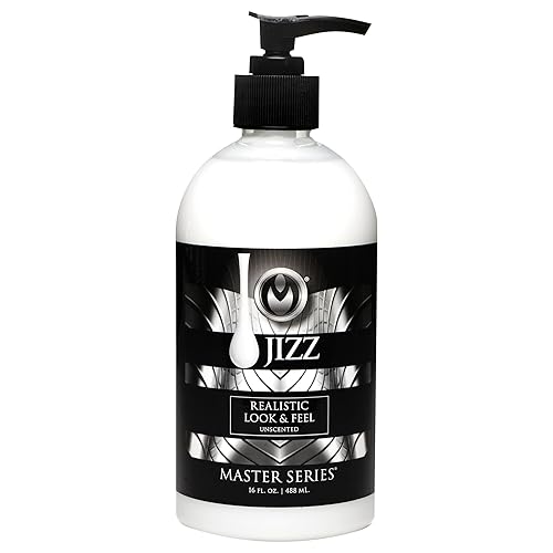 Master Series Jizz Unscented Water-Based Body  Glide - 16 Oz