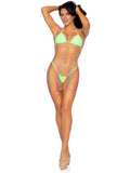 Rainbow Net Tank Mini Dress. - O/S / Multicolor