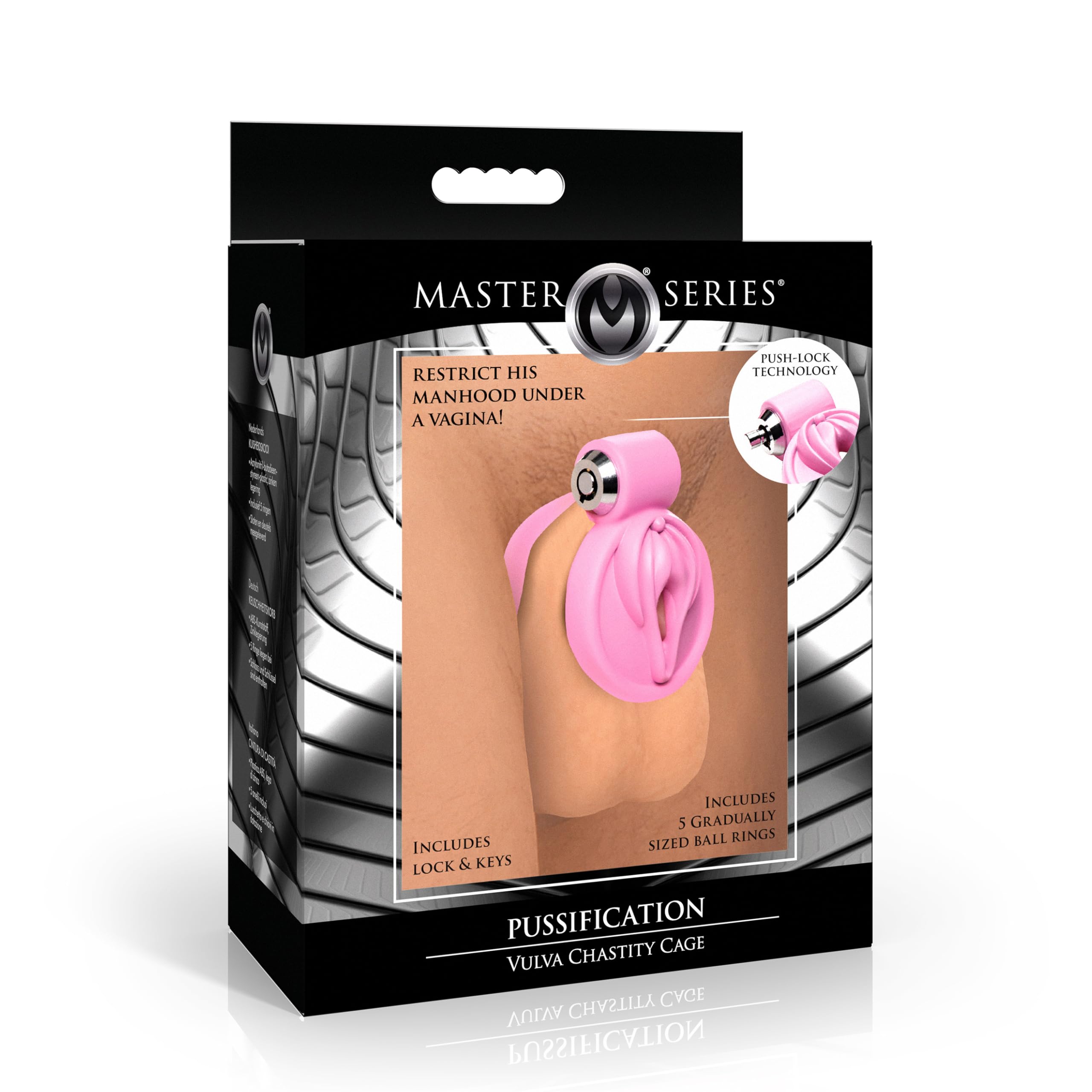 Master Series Vulva Lock Chastity Cage