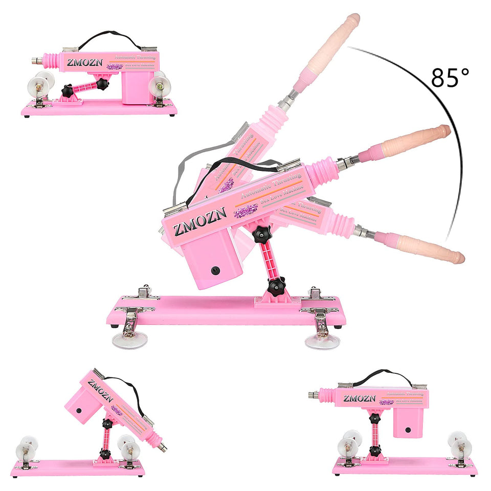 ZMOZN Automatic Sex Machine Adult Sex Toys Thrusting Dildo Machine with 3 XLR Connector Fucking Machine 6 Attachments for Women