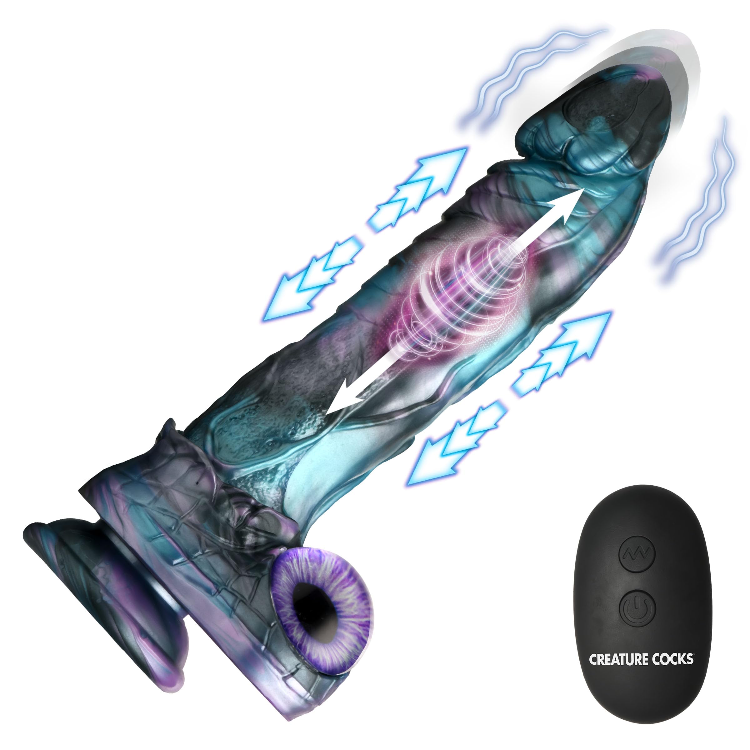 Creature Cocks Astro-Thrust Vibsil Dildo