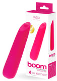 VeDO Boom Bullet Vibrator, Warming Rechargeable Waterproof 10 Vibration Mode Adult Sex Toy, Pink