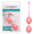 CalExotics Weighted Kegel Balls - Adult Silicone Sex Toys - Pink SE-1326-05-2
