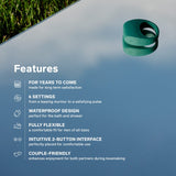 Lelo Tor 2 Intimate Vibrating Cock Ring, Reusable Sex Toys For Couples, Love-Ring With 29 Mm / 1.1 In In Diameter For More Bedroom Fun, Black