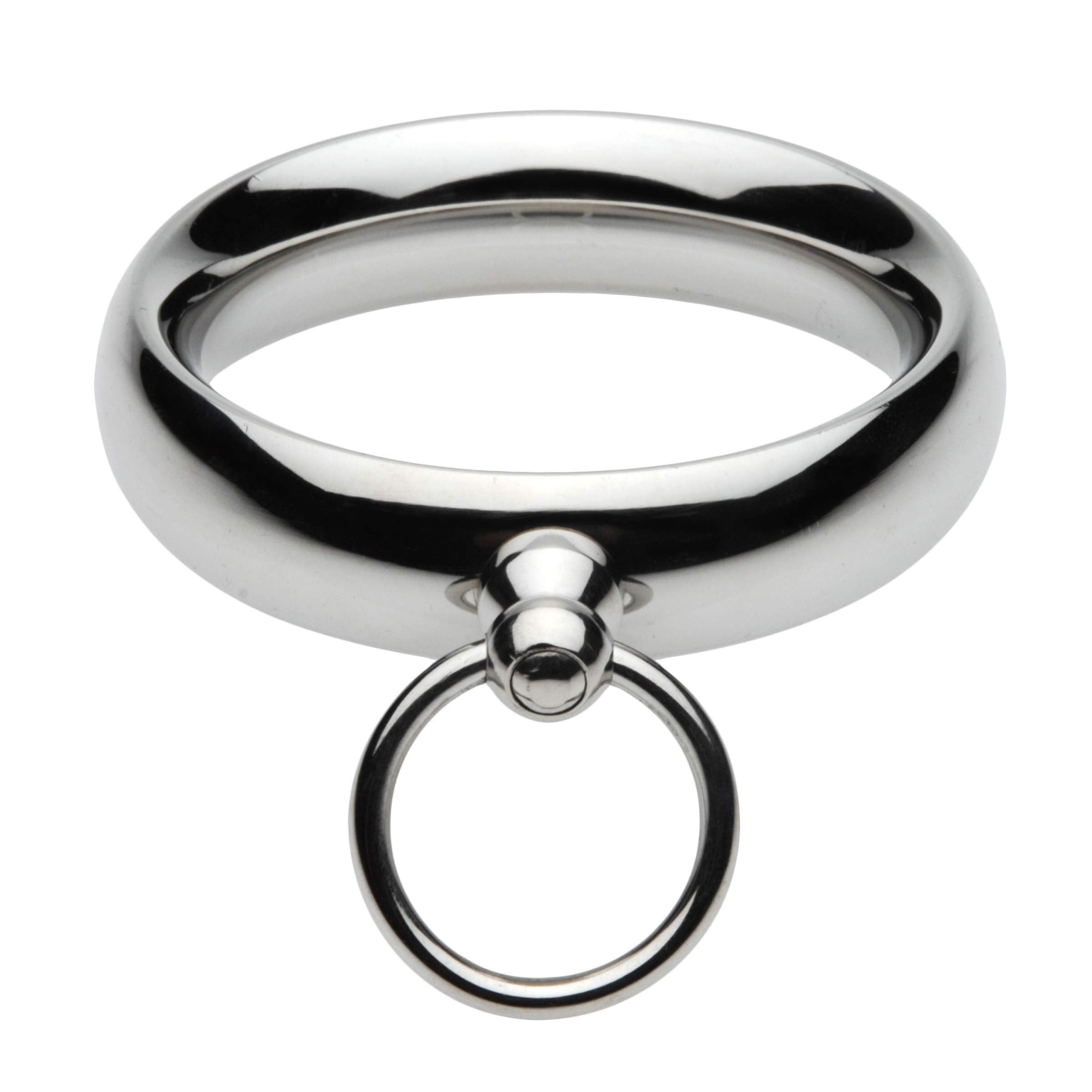 Master Series The O-Ring Stainless Steel Heavyweight Cock Ring, 1.75 Inch
