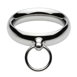 Master Series The O-Ring Stainless Steel Heavyweight Cock Ring, 1.75 Inch