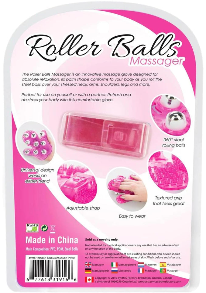 Roller Balls Massager Pink