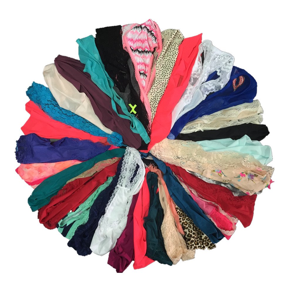 EMBEK Variety of Womens Underwear Pack T-back Thong Bikini Hipster Briefs Cotton Lace Panties (Large, 20 Pcs)
