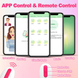 G-Spot Remote Vibrator Sex Toys - Adult Toys Women Sex Pleasure Toys Stimulator with 10 Vibrating Modes, APP Control Wireless Pa