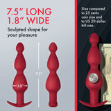 Forto F52 Cone Beads Anal Plug  Silicone Anal Beads Plug For Comfortable Longterm Wear Prostate Massager Sex Toy With Narrow F