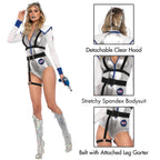 Leg Avenue 3Pc.Galaxy Girl, Includes Lame Multicolor Color