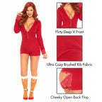 Brushed Rib Romper Long Johns