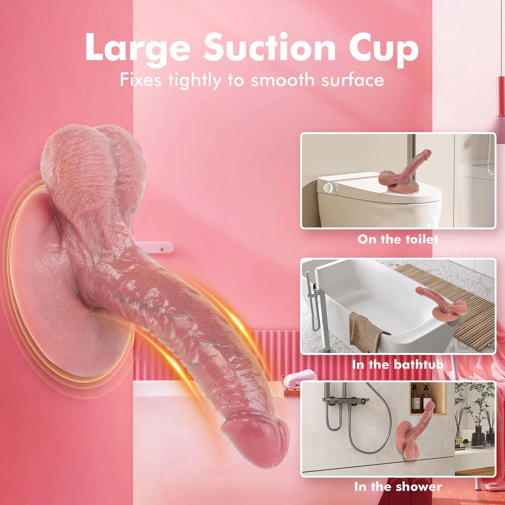 Realistic Dildo Adult Sex Toys - UTIMI 7.1 Inch Silicone Penis for Men Women Female Beginners Body Safe Material Dildos with Str