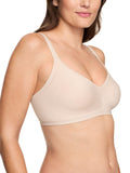 Warners womens Blissful Benefits Underarm-smoothing With Seamless Stretch Wireless Lightly Lined Comfort Rm3911 T Shirt Bra, Bu
