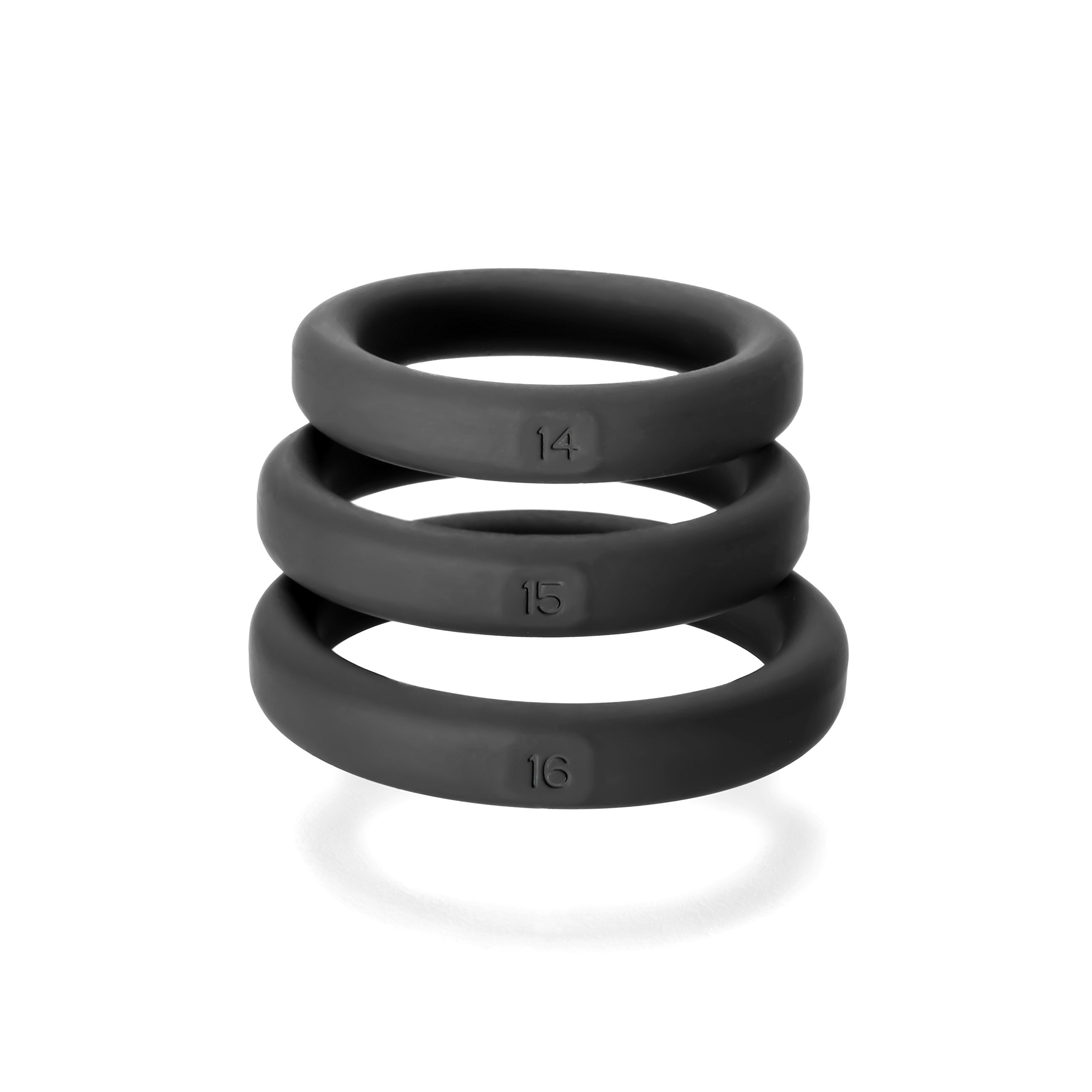 PerfectFit Brand Silicone Rings, 14/#15/#16