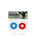 Ignite Power Stretch Donuts Rings, Red/Blue