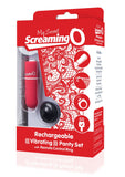 Screaming O My Secret Charged Remote Control Panty Vibe | Female Vibrator (Red)