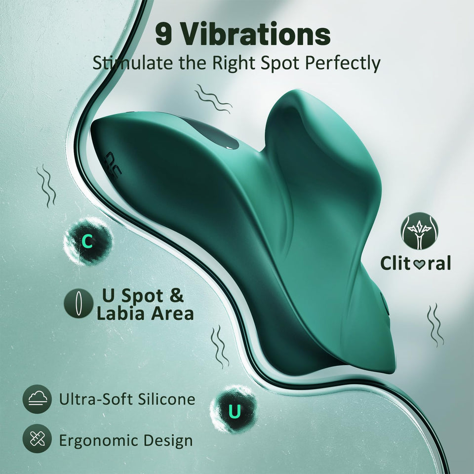 Mini Vibrator Adult Sex Toys for Women, 9 Vibrating Modes Finger Vibrators Bullet Nipple G Spot Clitoral Stimulator Toy, Recharg