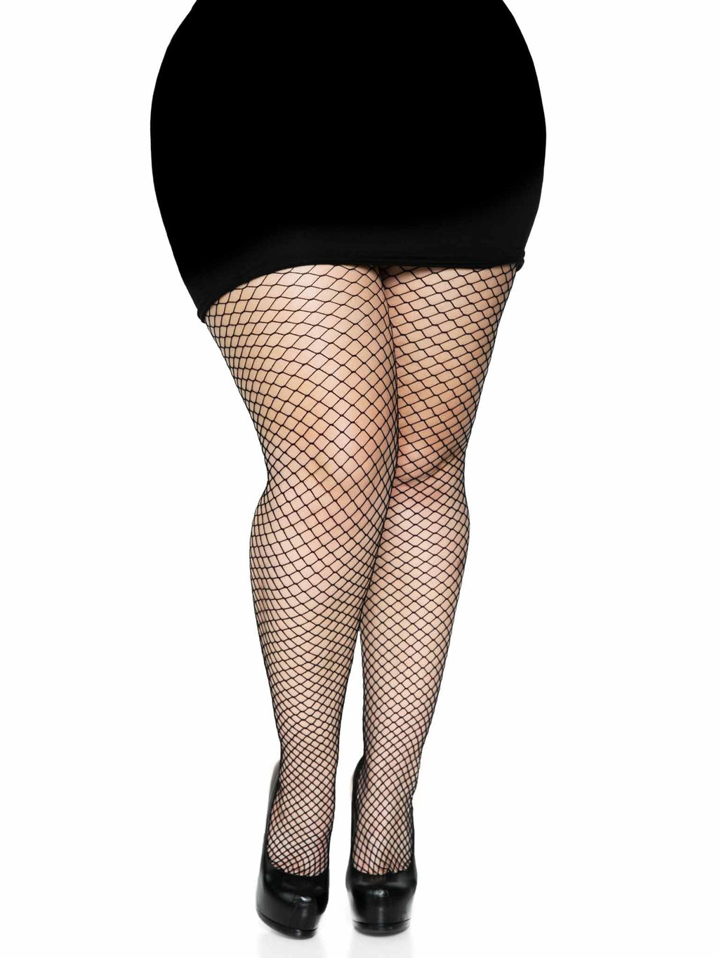 Plus Size Spandex Industrial Net Tights