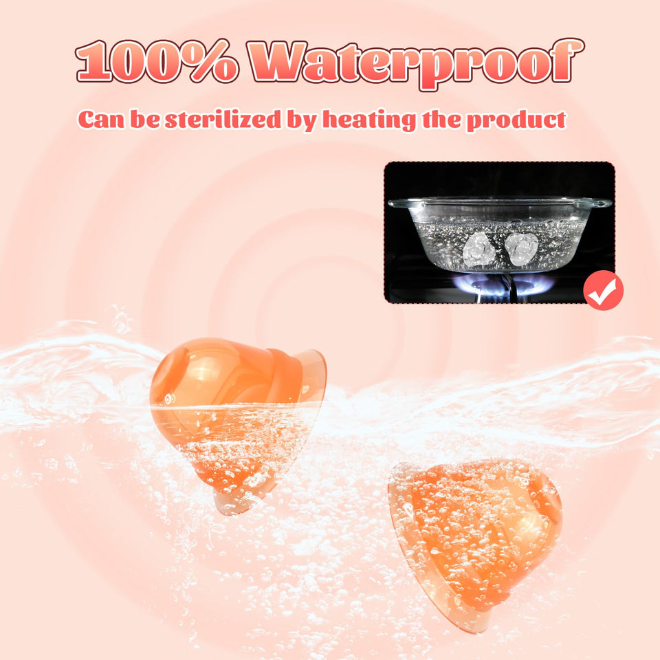 Nipple Suckers for Pressure,Soft Silicone Women Sex Toys for Intense Pressure, Correction, and Stimulation(2 Pairs)