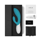 Lelo Ina Wave Dual-Action, G-Spot And External Massage Vibrator With Motion Movement, Ocean Blue