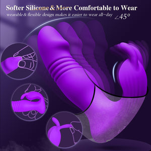 Adult Sex Toys for Women - 3IN1 App Wearable Remote Vibrator Rose Sex Toy, Sex Pleasure Tools for Women with 9 Clit Vibrator Mod