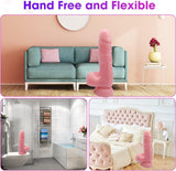 7.87 inches Realistic Dildo for Beginners, Silicone Anal Dildos Lifelike Fake Penis for Women/Men/Gay, Adult Sex Toys for G spot