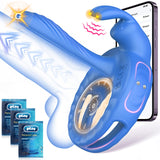 Penis Extender with G Spot Clitoris Stimulator Sex Toy for Men Male Vibrator, Adult Toys Penis Ring Cock Sleeve for Couples Man