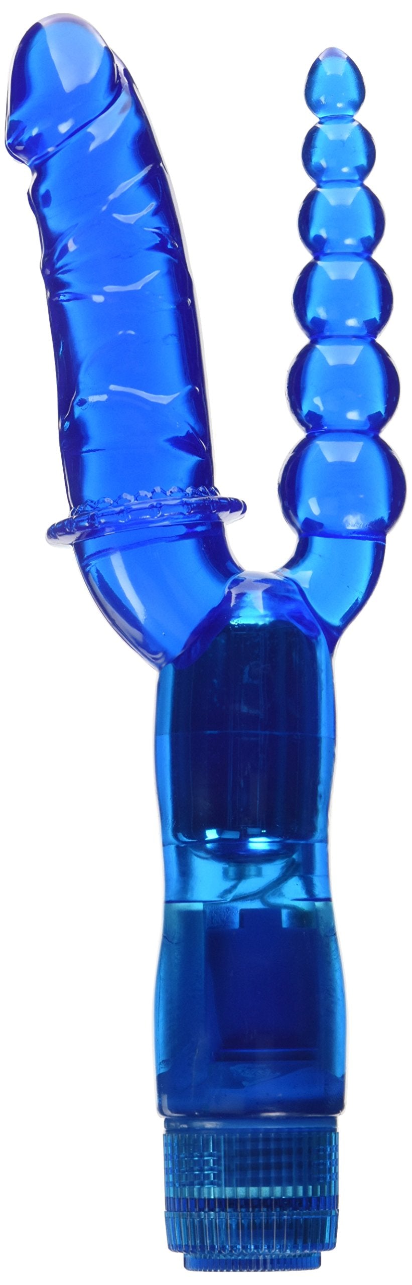 Golden Triangle Twice Da Vice Waterproof Multi-Speed Vibrator, Lavender