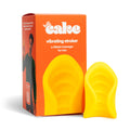 Hello Cake Vibrating Stroker - Male Masturbator with 10 Vibration Modes - Ribbed Texture for Extra Sensation, Removable Bullet V